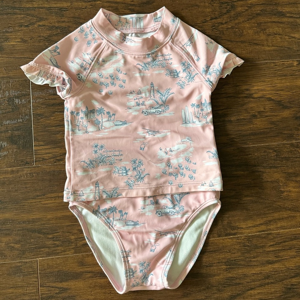 OFFERS WELCOME! Janie and Jack x Gray Malin Beach Toile Swimsuit: 18 x 24 mos